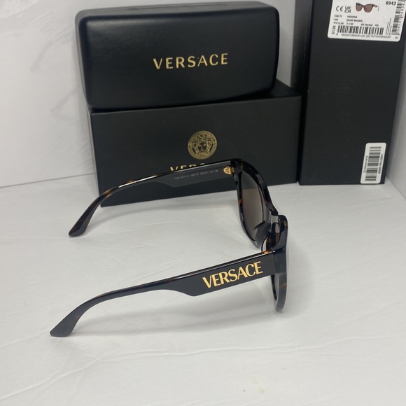 VERSACE Dark Brown Cat Eye Ladies Sunglasses VE4417U 108/73 56 main image 8